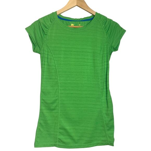XERSION Dri Fit Fitted Workout Tee/T-Shirt. Lime Green. Athleisure. Size S - Picture 4 of 5